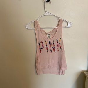 PINK Muscle Tank Top